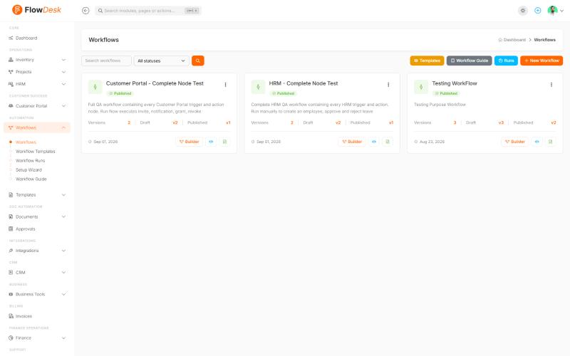 Automate Daily Operations From One Workspace